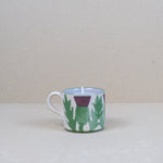 Cream Thistle Candle Mug