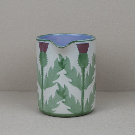 Cream Thistle Water Jug