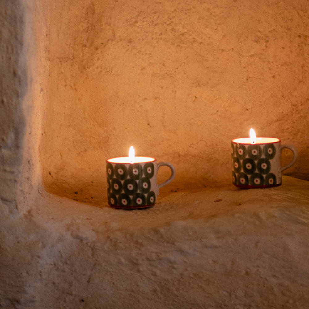 Pair of Rowan Berry Candle Mugs