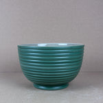 Green Ridged Salad Bowl