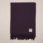 Blackcurrant Scottish Lambswool Throw