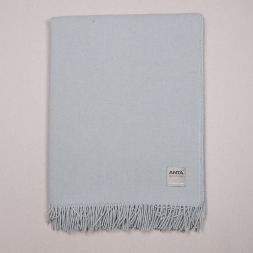 Olive Scottish Lambswool Throw