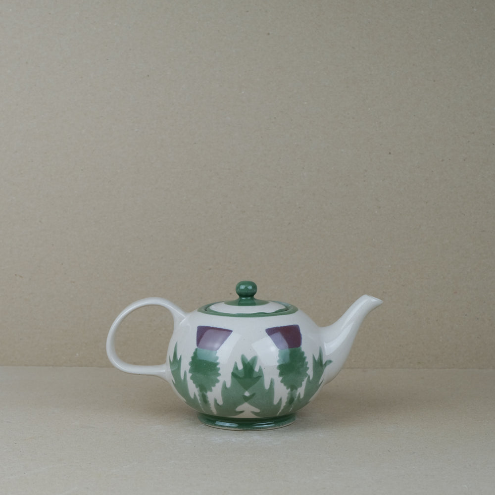 Cream Thistle Small Teapot