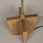 Medium Oak Lamp