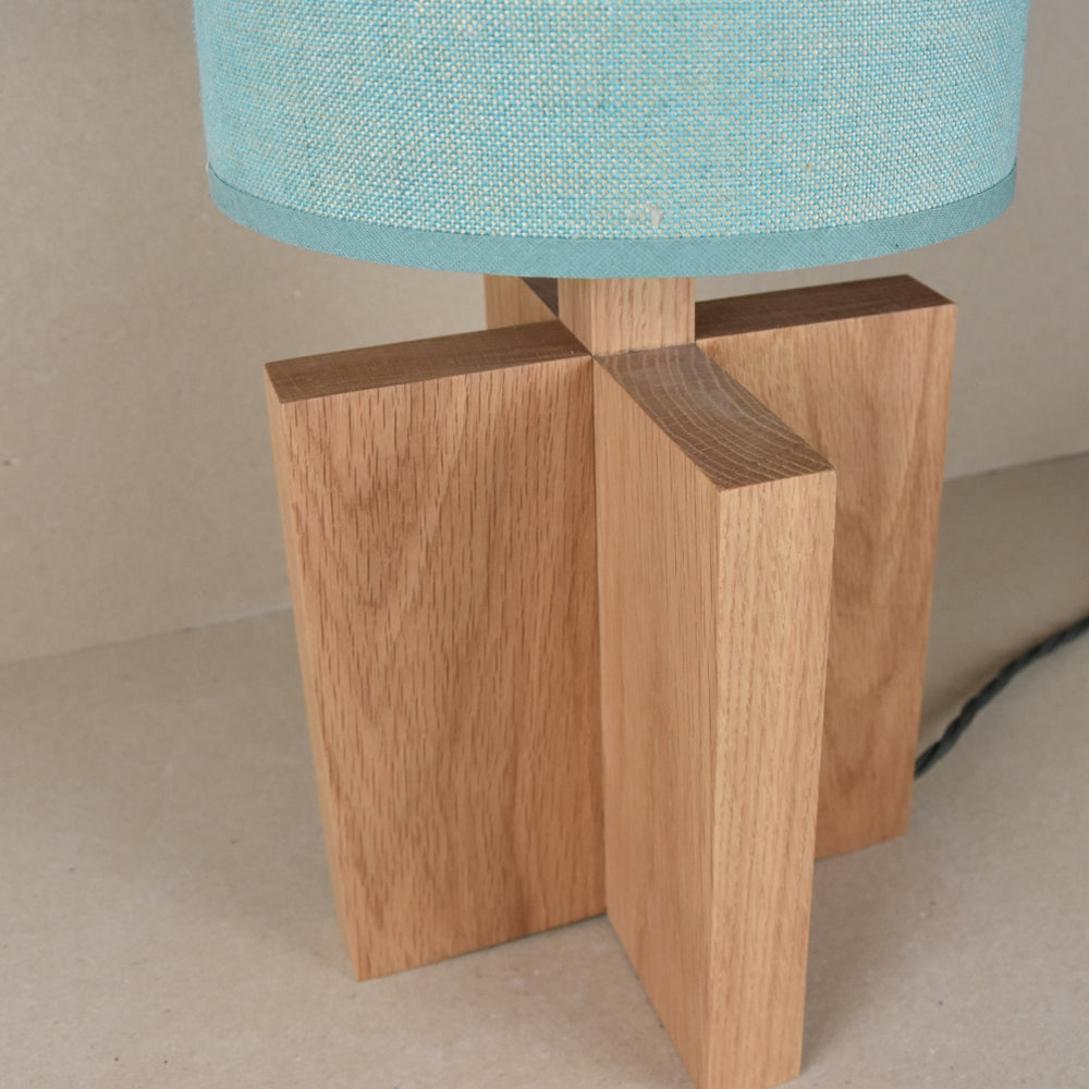 Small Oak Lamp