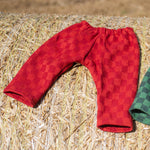 Rose Wool Cotton Baby Trousers