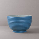 Blue Ridged Salad Bowl