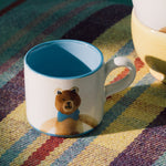 Blue Teddy Bear Small Mug