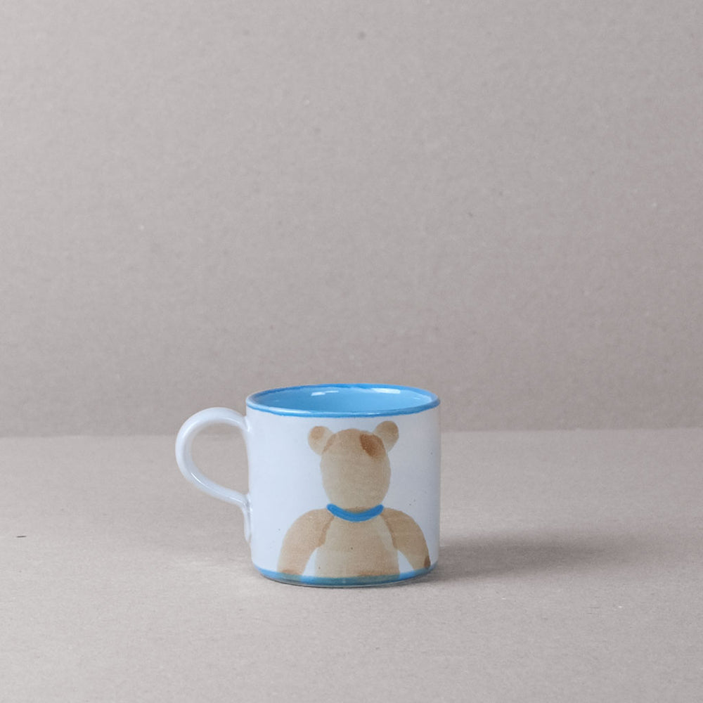 Blue Teddy Bear Small Mug