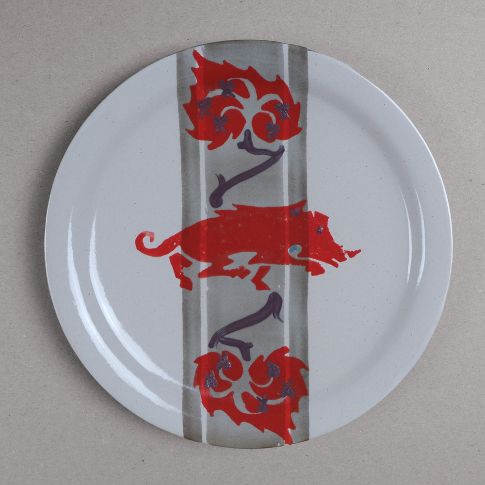 Boar Limited Edition Serving Plate by Duncan Tattersall
