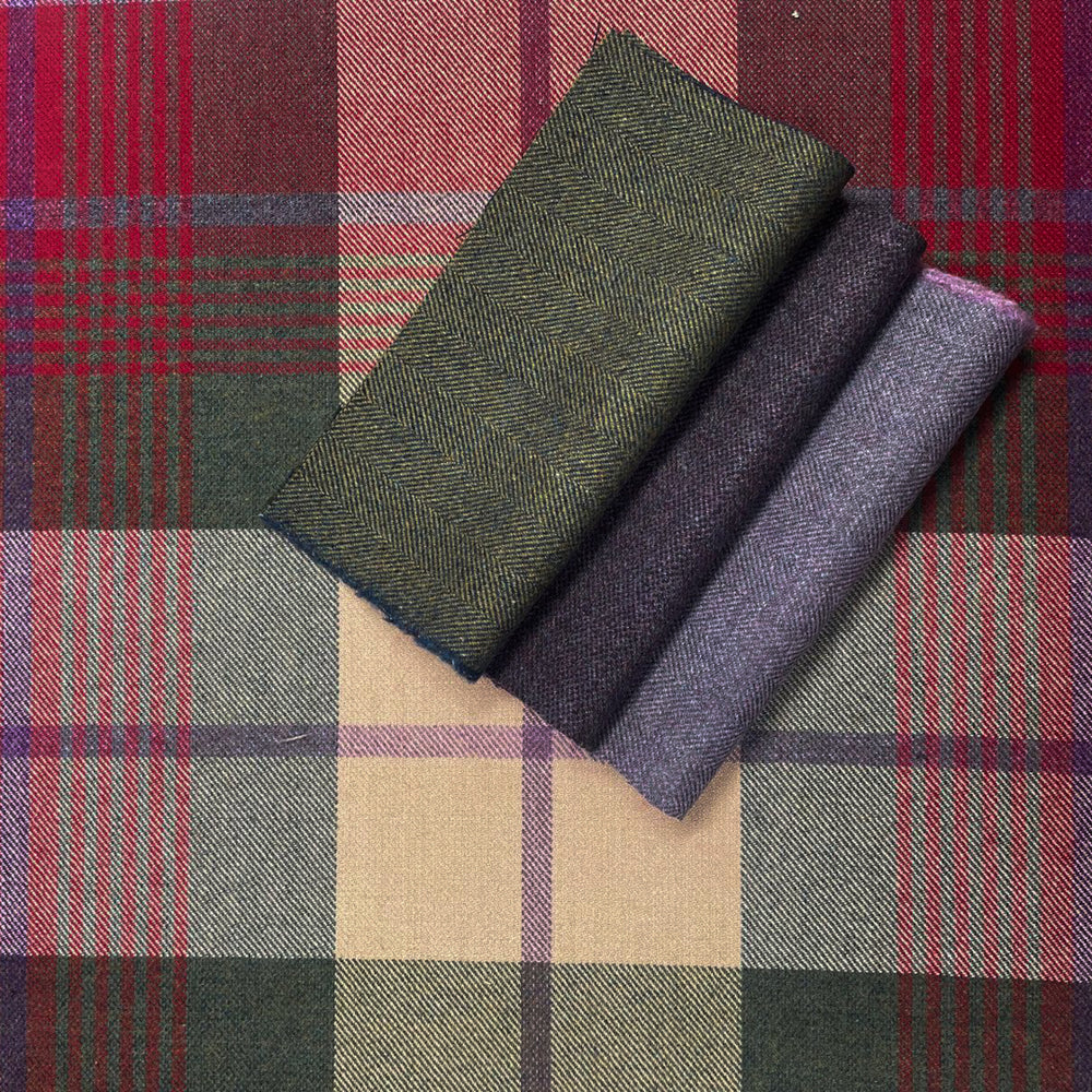 Campsie Lowland Wool Tweed Sample