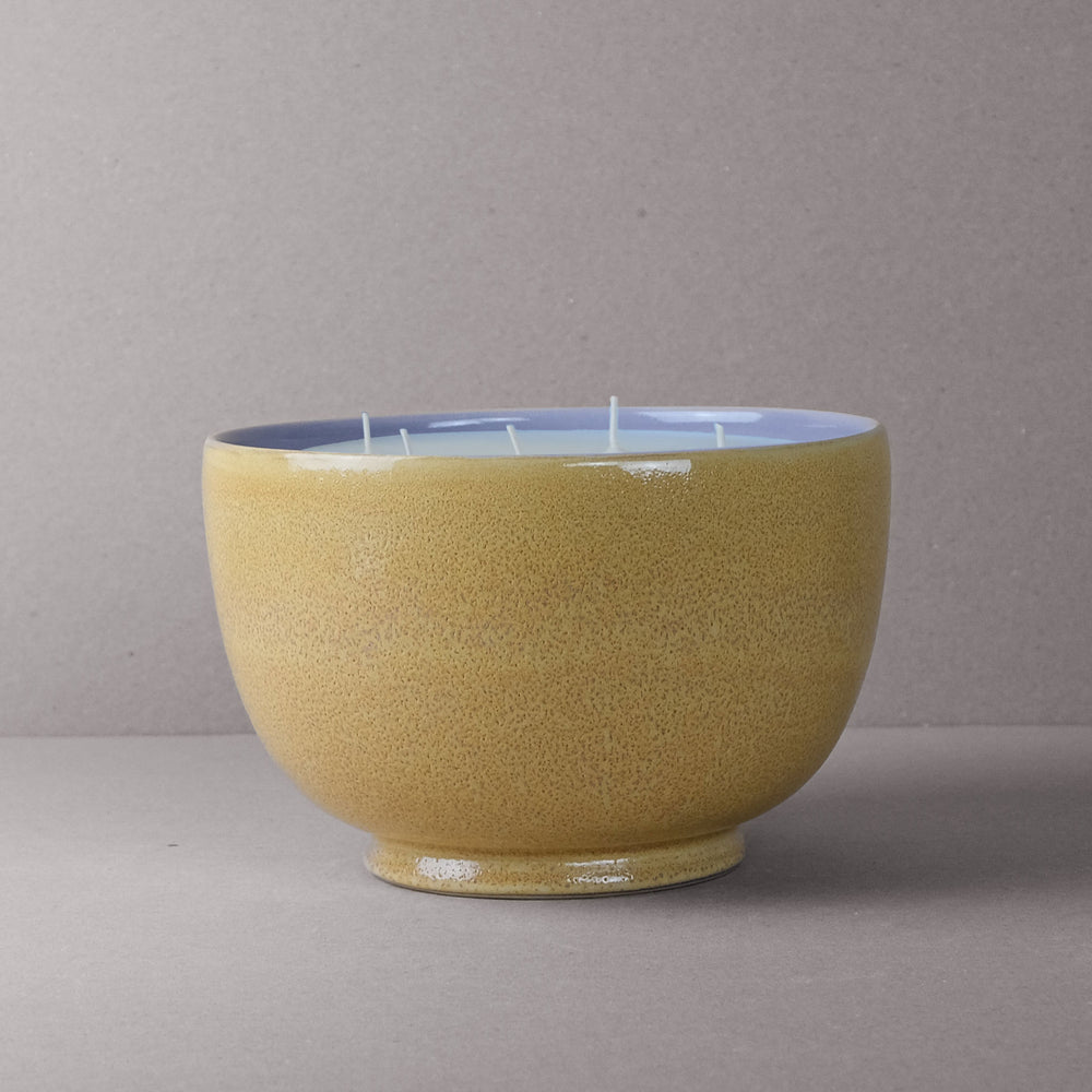 Canary Castle Candle Bowl