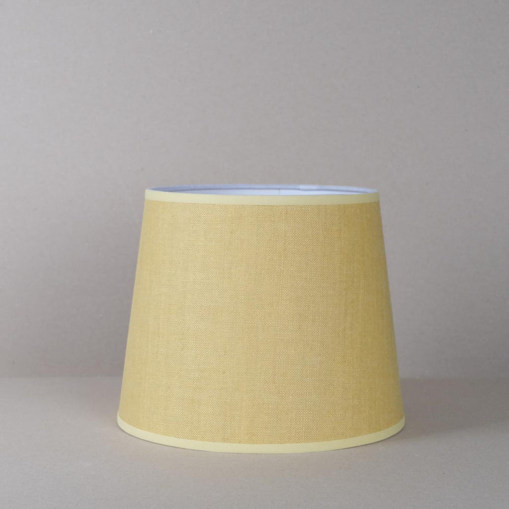 Canary Linen Small Tapered Lampshade