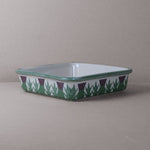 Cream Thistle Baking Dish