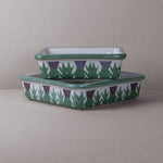 Cream Thistle Baking Dish