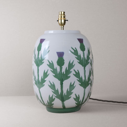 Cream Thistle Large Table Lamp