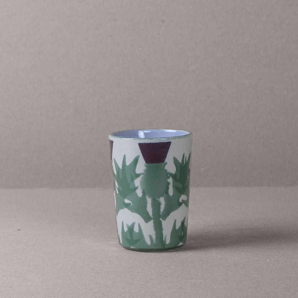 Cream Thistle Latte Mug