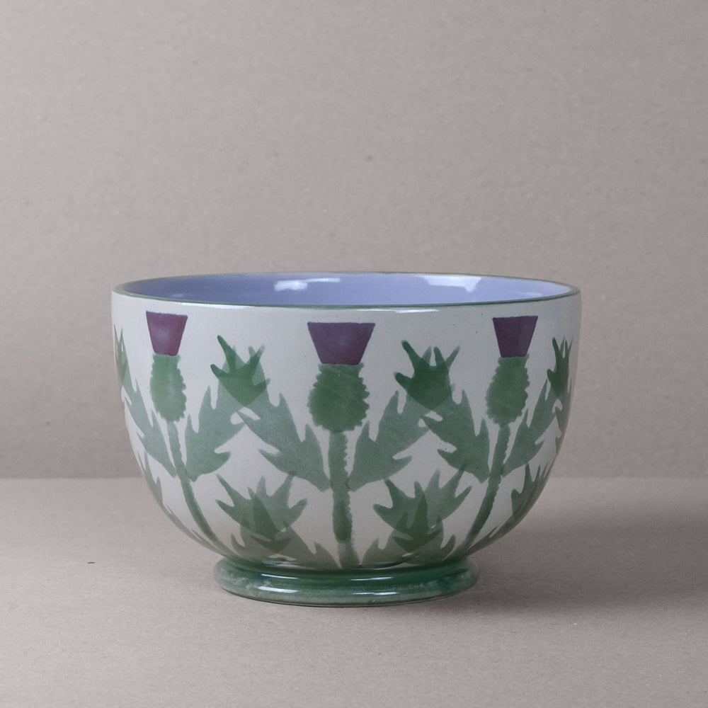 Cream Thistle Salad Bowl