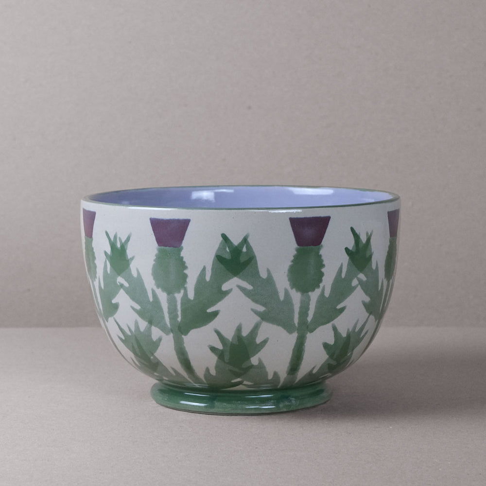 Cream Thistle Salad Bowl