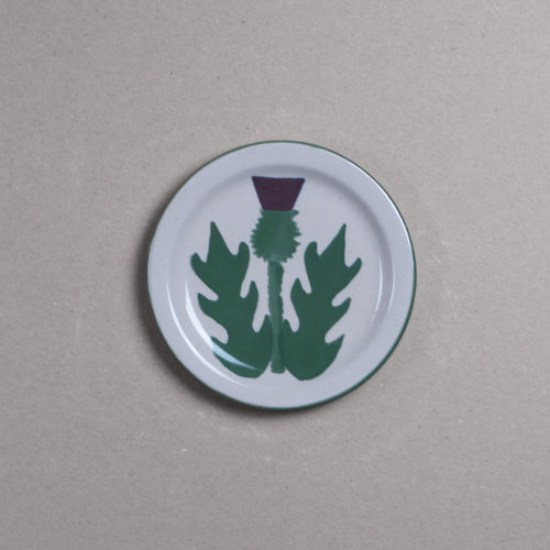 Cream Thistle Side Plate