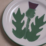 Cream Thistle Side Plate