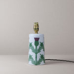 Cream Thistle Small Tapered Lamp
