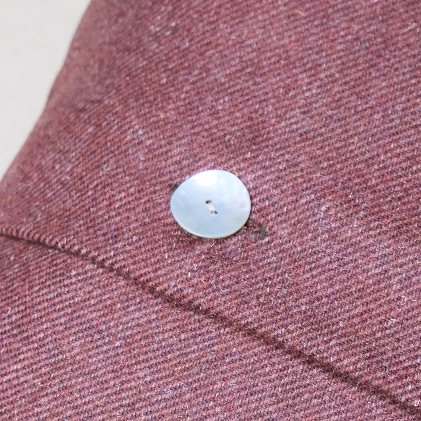 Dornoch Highland Tweed Button Cushion