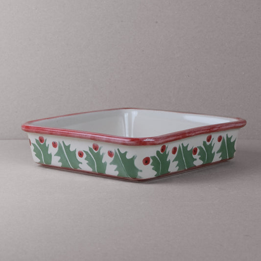 Holly Baking Dish