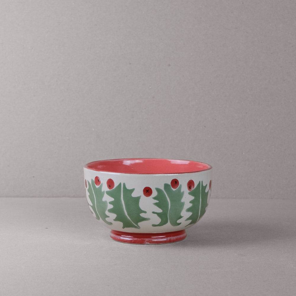 Holly Pudding Bowl