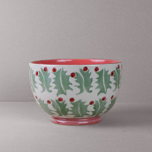 Holly Salad Bowl