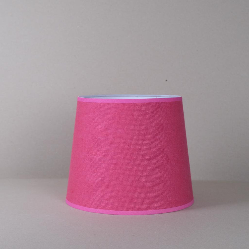 Flamingo Linen Small Tapered Lampshade