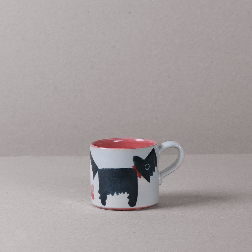 Red Scottie Dog Small Mug