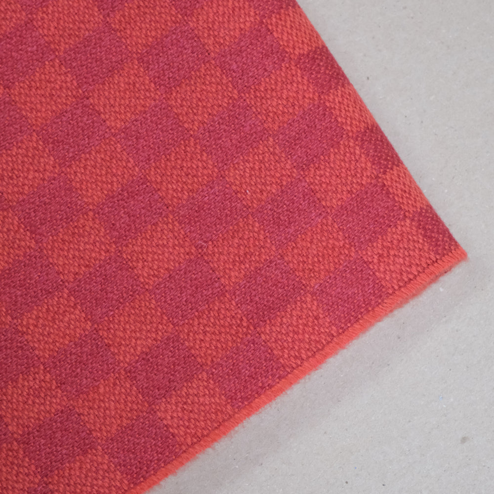 Rose Wool Cotton Throw