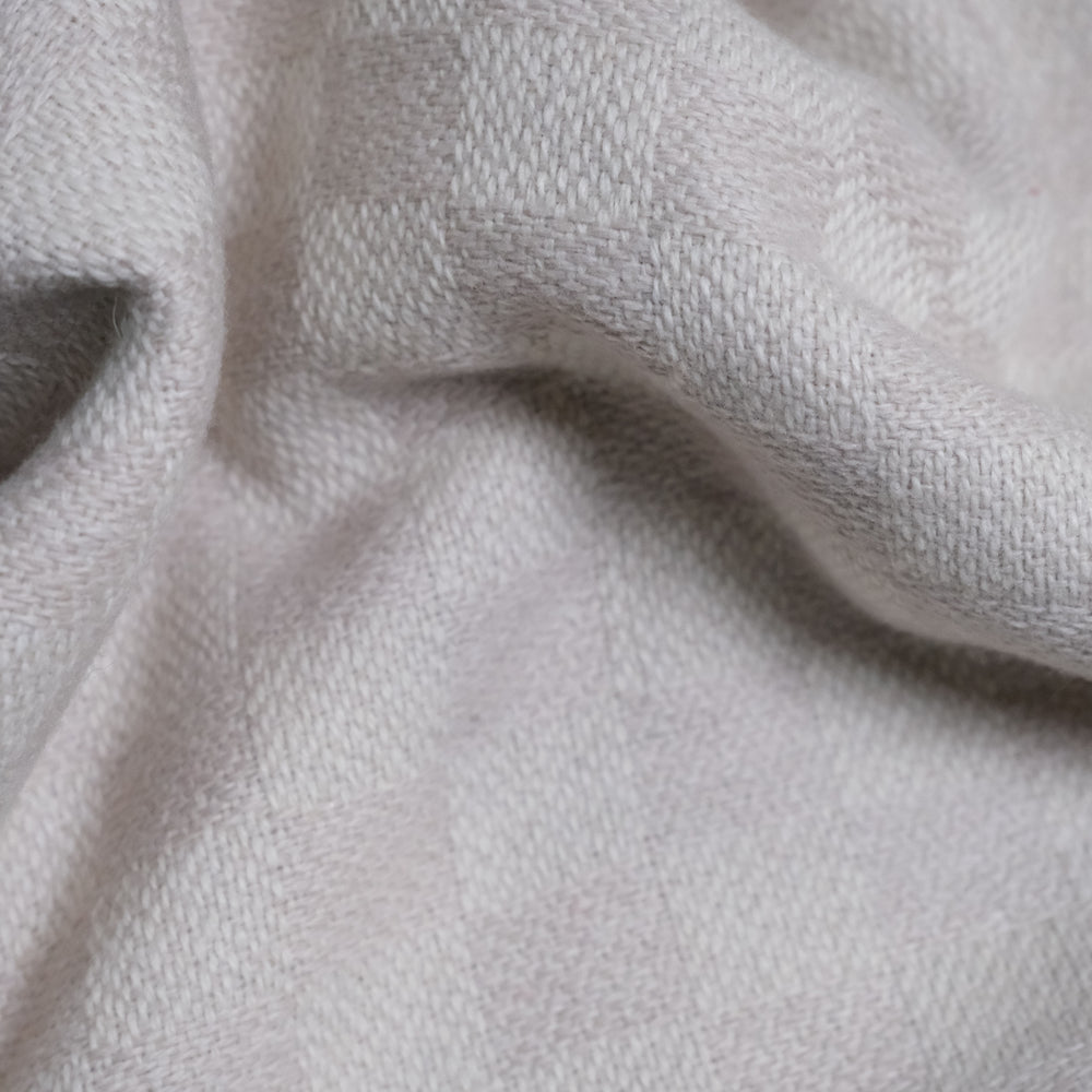 Snowdrop Wool Cotton Throw