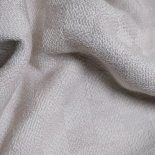 Snowdrop Wool Cotton Throw