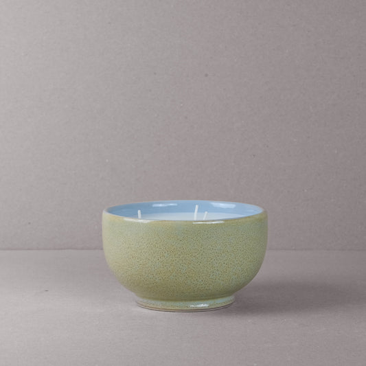 Teal Large Candle Bowl