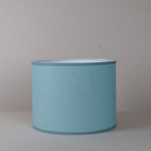 Teal Linen Small Lampshade