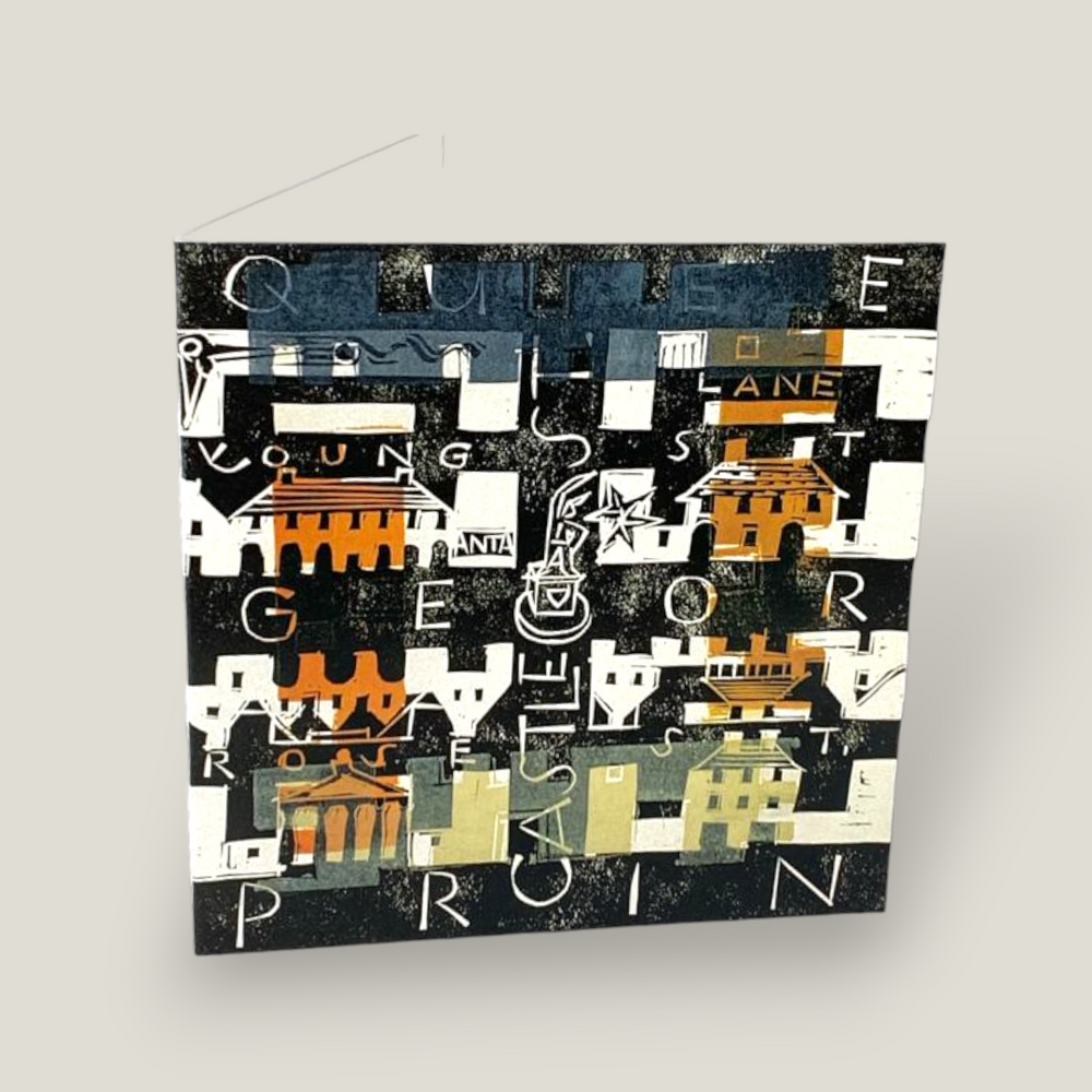 New Town Christmas Card Card Set