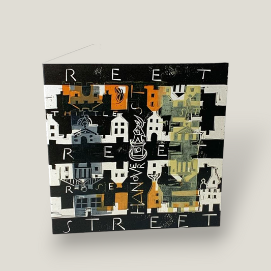 New Town Christmas Card Card Set