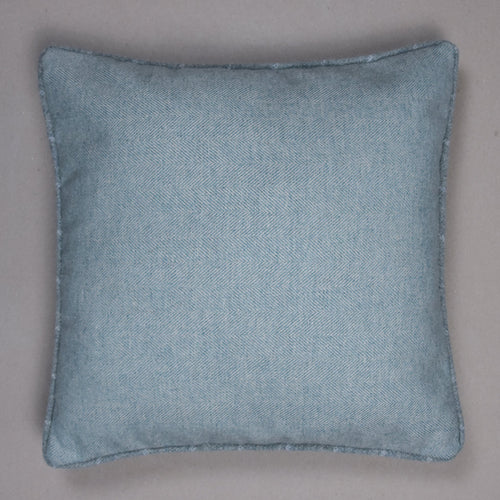 Teal Highland Tweed Zip Cushion