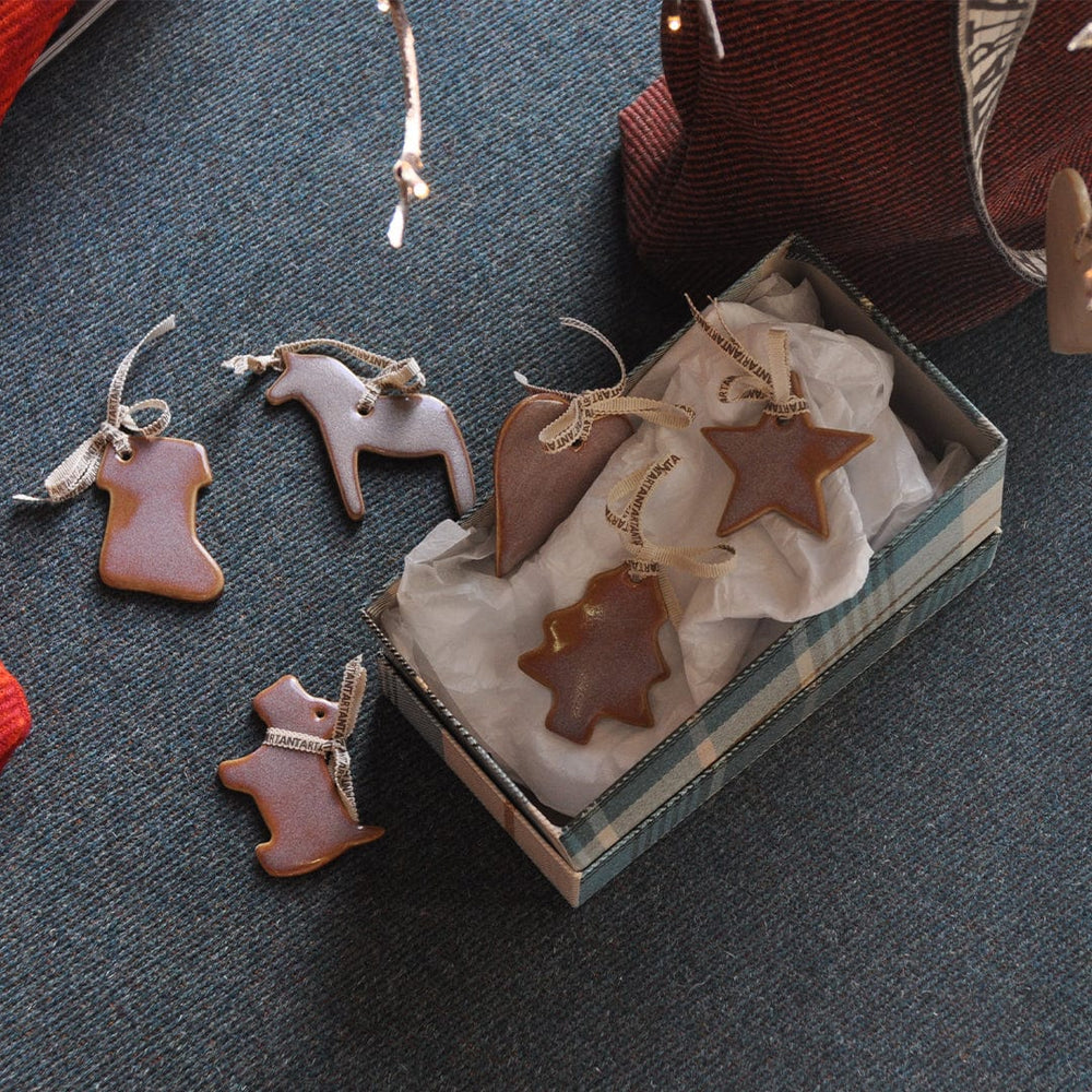 Rustic Heather Stocking Decoration