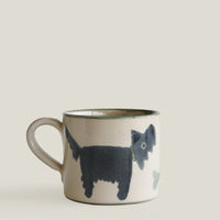 Green Scottie Dog Small Mug