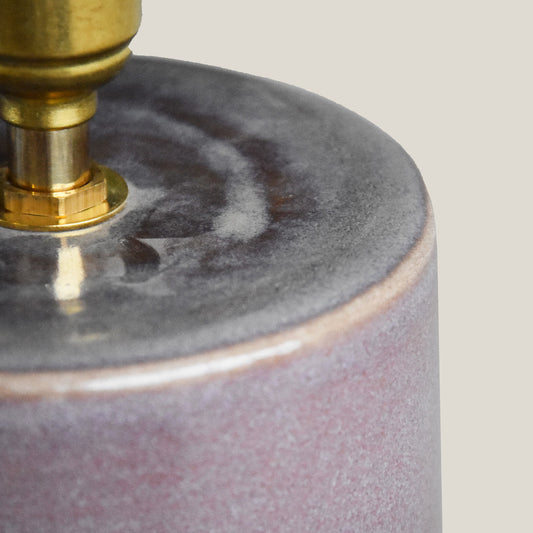 Rustic Heather Large Tapered Lamp