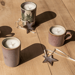 Cream Thistle Candle Beaker