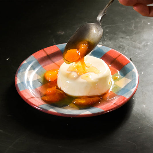 Whisky Creams with Clementine Honey Caramel