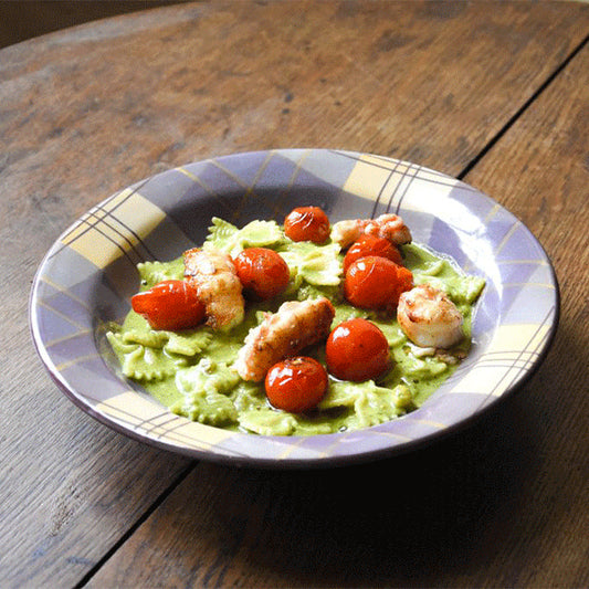 Langoustine and Pistachio Farfalle