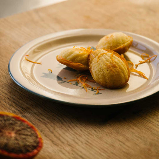 Blood Orange Madeleines