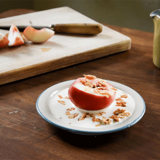 Prosecco Peaches with Sugared Almonds