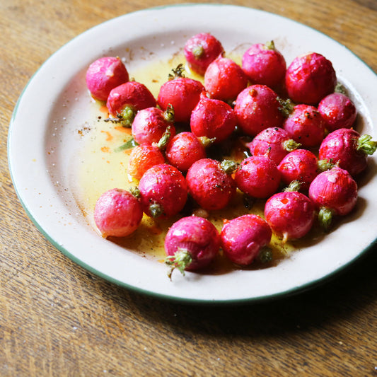 Lemon Roast Radishes