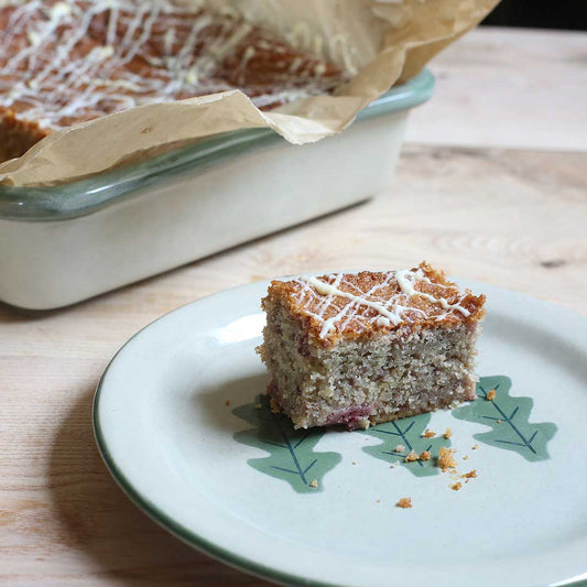 Raspberry & White Chocolate Sponge